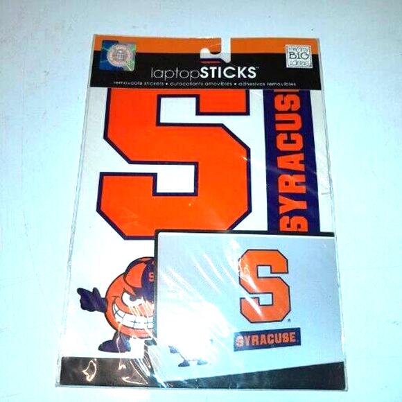 Syracuse Orangemen Laptop Auto Dorm Decals Stickers 6 Pieces NCAA School - Picture 1 of 2